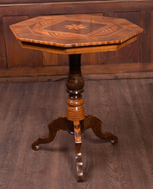 
19th Century Italian Sorrento Inlaid Table