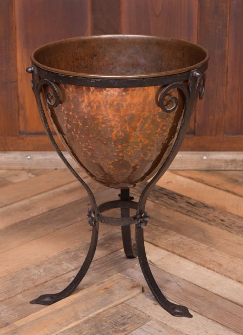 Art and Crafts Copper and Iron Planter