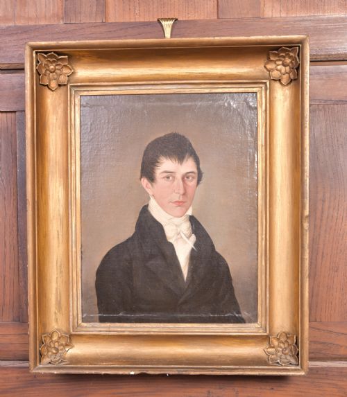 Edwardian Oil Painting of a Handsome Gentleman