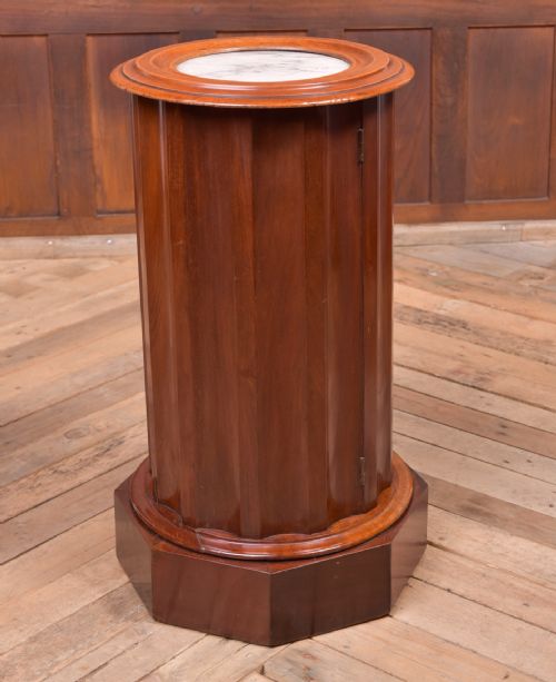 Victorian Cylindrical Pedestal Cabinet