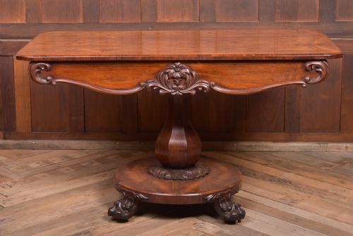 William IV Rosewood Library Table