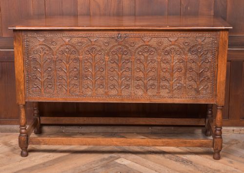 19th Century Carved Oak Sideboard