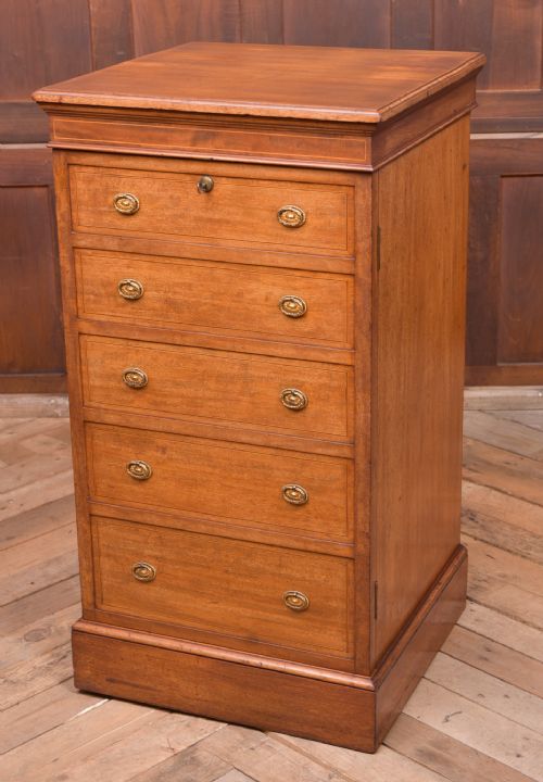 Edwardian Inlaid Mahogany Safe Cabinet