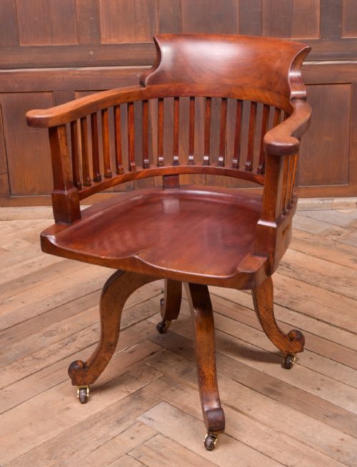 Superb Mahogany Desk Chair