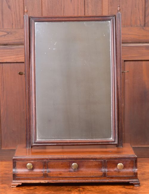 Georgian Mahogany Cheval Dressing Mirror