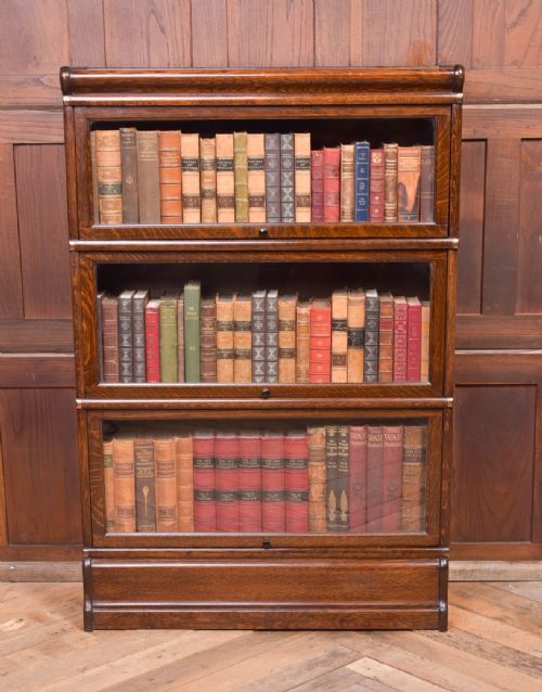 Oak Globe Wernicke Sectional Bookcase