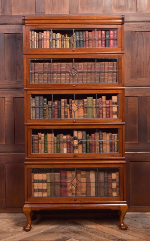 Unusual Mahogany Scottish Sectional Bookcase