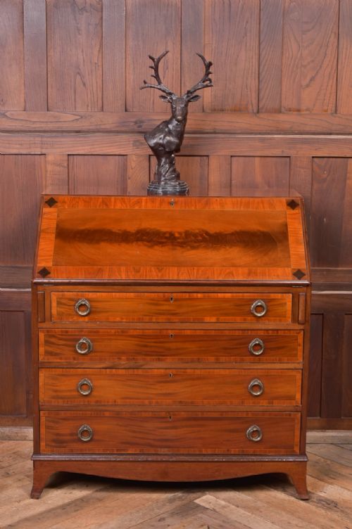 Quality Edwardian Mahogany Writing Bureau