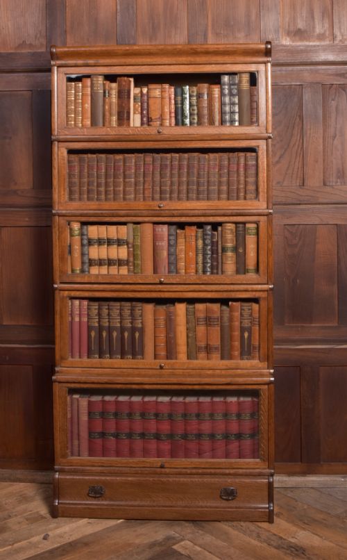 Globe Wernicke Oak Sectional Bookcase