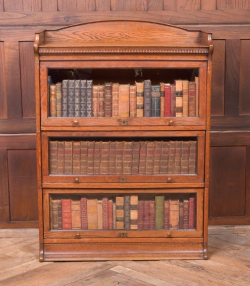 Edwardian Barrister Oak Lebus Sectional Bookcase