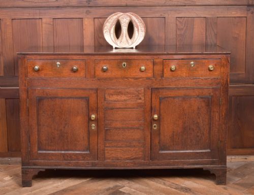 Neat 18th Century Oak Sideboard