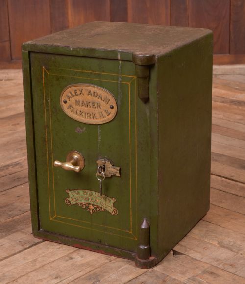 Neat Edwardian Steel Safe
