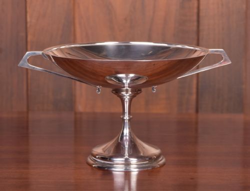 Solid Silver Tazza Walker and Hall 1911