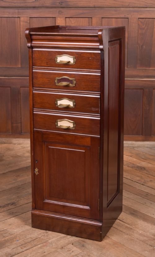 Edwardian Mahogany Office File Cabinet