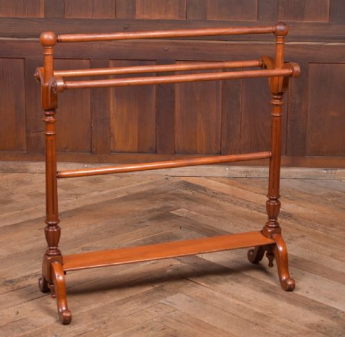 Victorian Mahogany Towel Rail