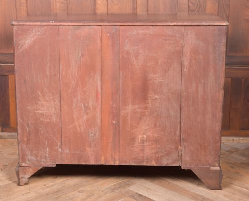 GEORGIAN MAHOGANY 2 OVER 3 CHEST OF DRAWERS - ADDITIONAL PHOTO 13