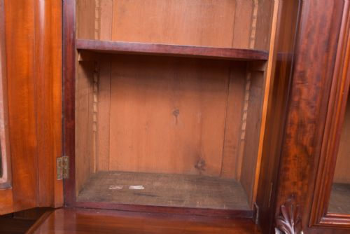 VICTORIAN MAHOGANY BREAKFRONT BOOKCASE - ADDITIONAL PHOTO 26