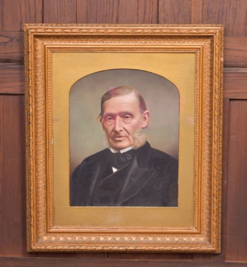 An Edwardian Framed Portrait of a Gentleman