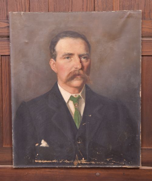19th Century Signed Oil Painting of a Gentleman
