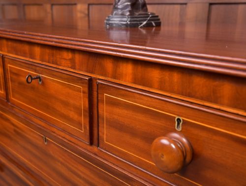 MAHOGANY CHEST OF DRAWERS - ADDITIONAL PHOTO 3