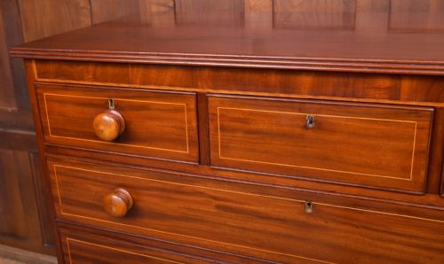 MAHOGANY CHEST OF DRAWERS - ADDITIONAL PHOTO 5