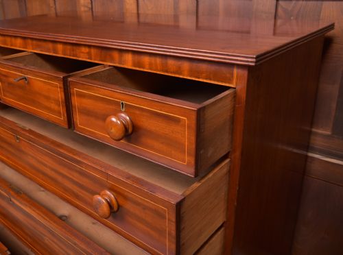 MAHOGANY CHEST OF DRAWERS - ADDITIONAL PHOTO 10