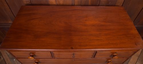 MAHOGANY CHEST OF DRAWERS - ADDITIONAL PHOTO 11