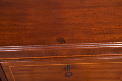 MAHOGANY CHEST OF DRAWERS - ADDITIONAL PHOTO 12