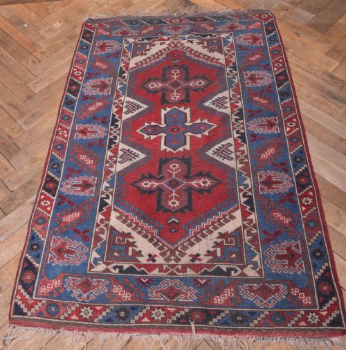 Antique Hand Made Wool Rug
