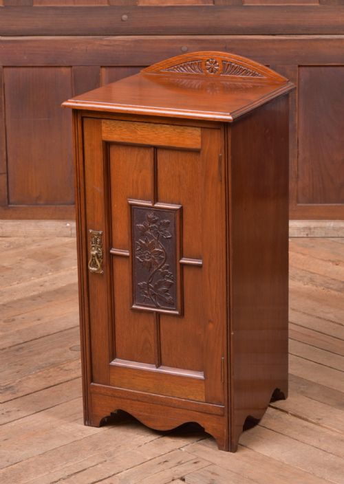 Edwardian Walnut Bedside Cabinet