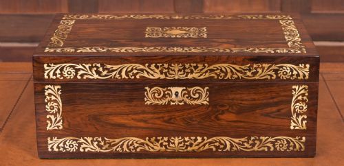 Victorian Rosewood Writing Slope