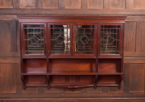 Edwardian Mahogany Wall Cabinet