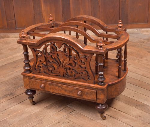 Victorian Walnut Canterbury