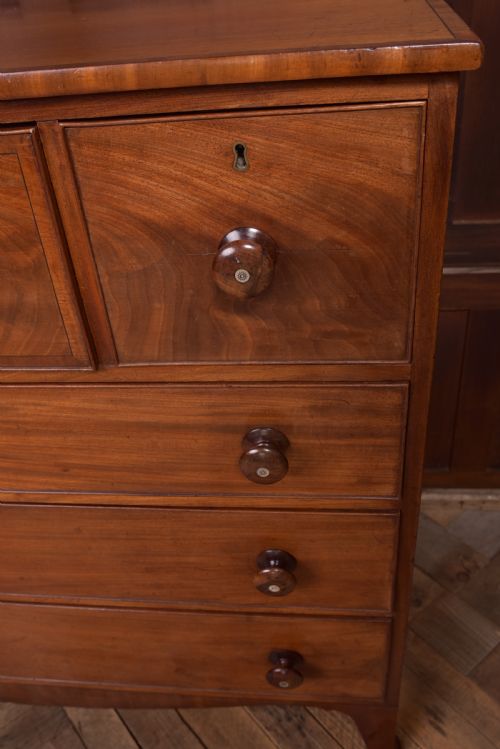 19TH CENTURY 3 OVER 3 CHEST OF DRAWERS - ADDITIONAL PHOTO 5