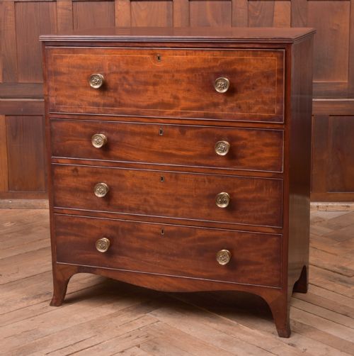 Georgian Secretaire Chest of Drawers