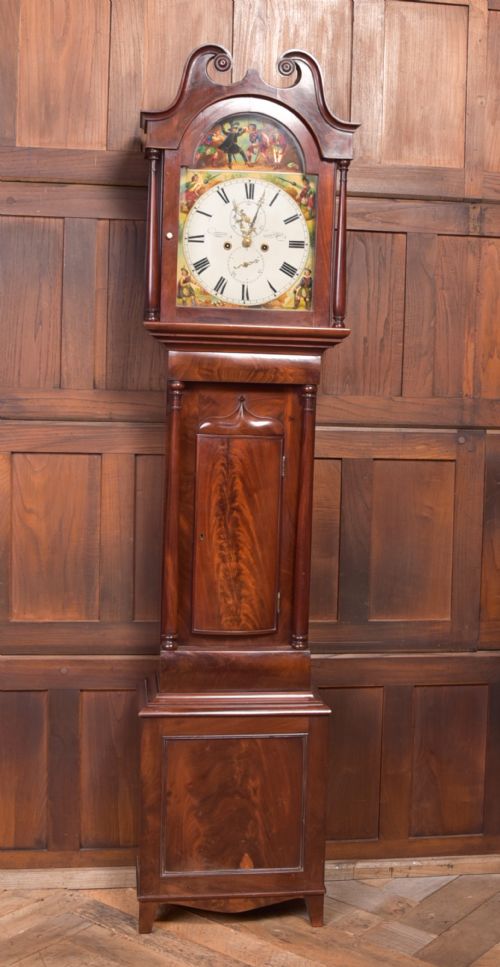 Victorian Mahogany Grandfather Clock  J Adamson of Friockheim