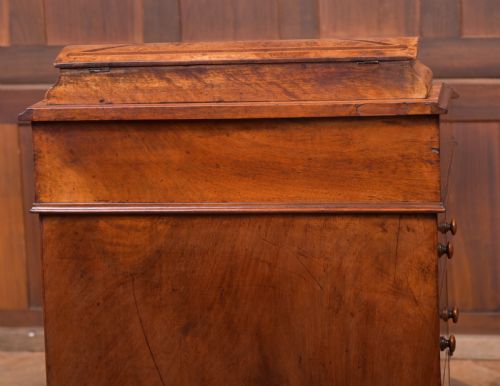 VICTORIAN WALNUT DAVENPORT - ADDITIONAL PHOTO 7