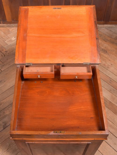 VICTORIAN WALNUT DAVENPORT - ADDITIONAL PHOTO 17