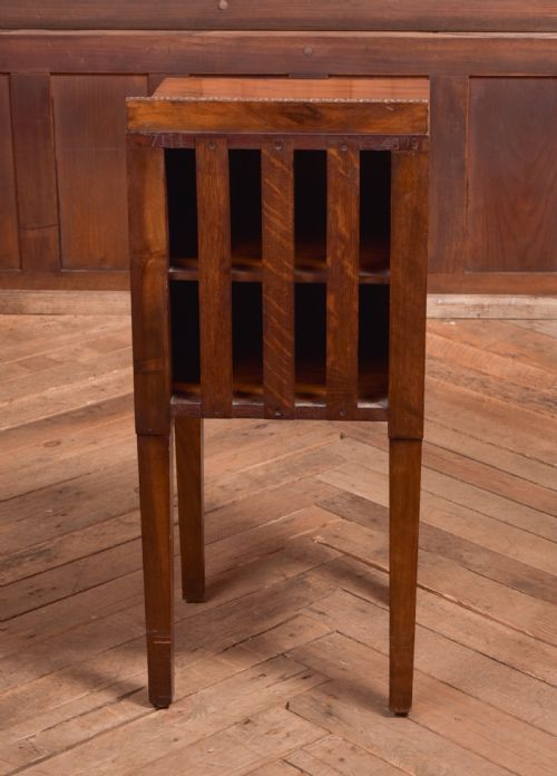 WALNUT BEDSIDE CABINET POT CUPBOARD - ADDITIONAL PHOTO 6