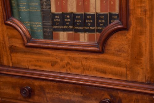 VICTORIAN MAHOGANY BOOKCASE - ADDITIONAL PHOTO 8