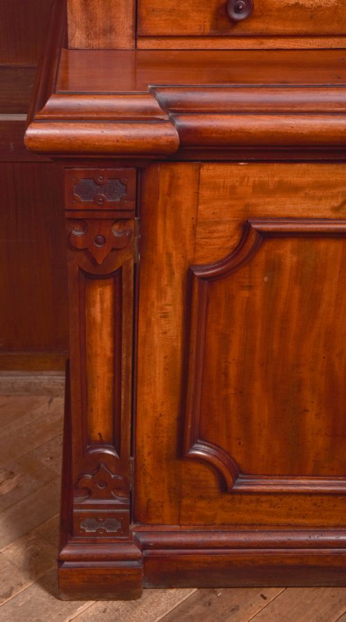 VICTORIAN MAHOGANY BOOKCASE - ADDITIONAL PHOTO 14