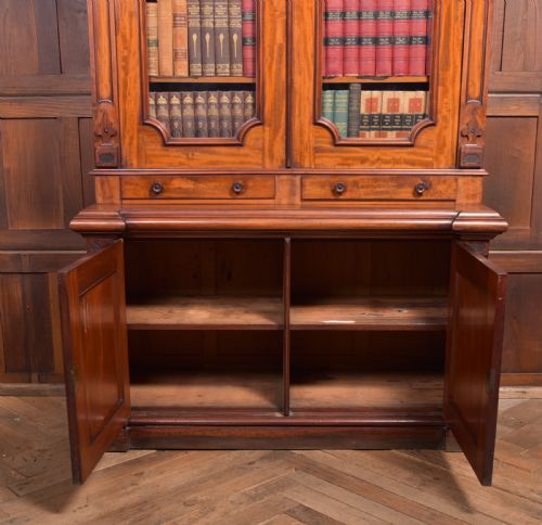 VICTORIAN MAHOGANY BOOKCASE - ADDITIONAL PHOTO 17