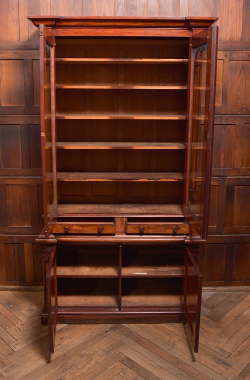 VICTORIAN MAHOGANY BOOKCASE - ADDITIONAL PHOTO 19