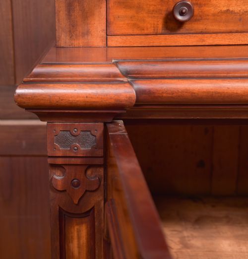 VICTORIAN MAHOGANY BOOKCASE - ADDITIONAL PHOTO 26