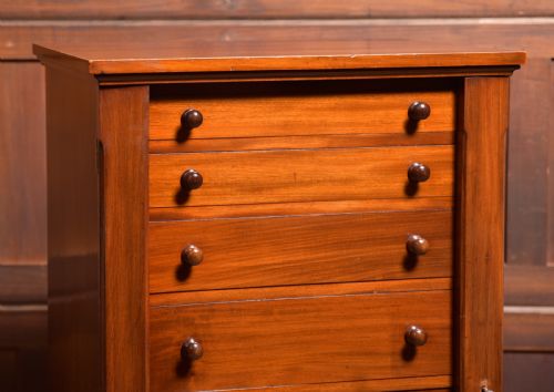fig 1. Victorian Mahogany Wellington Chest
