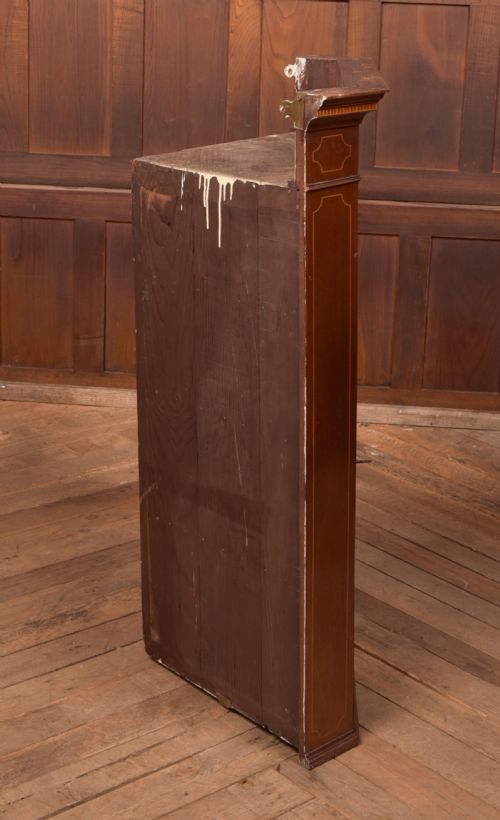 EDWARDIAN MAHOGANY CORNER CABINET - ADDITIONAL PHOTO 9