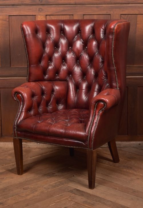Chesterfield Leather Armchair