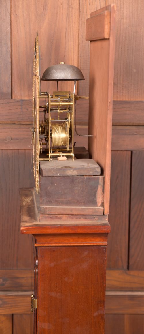 GEORGIAN MAHOGANY GRANDFATHER CLOCK - ADDITIONAL PHOTO 4