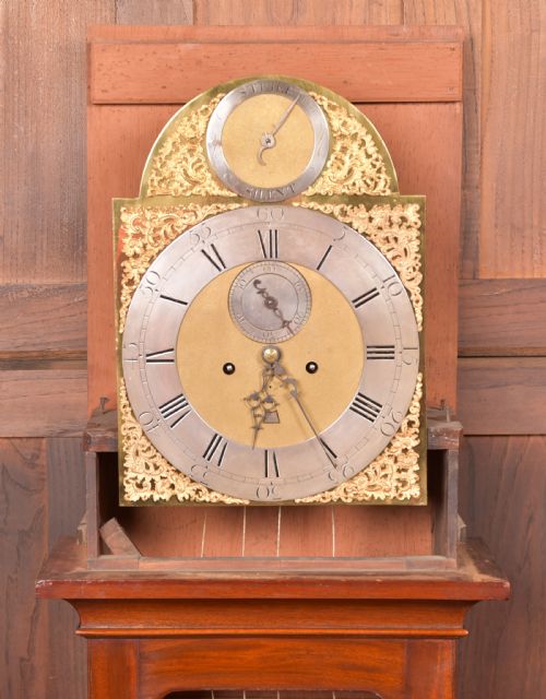 GEORGIAN MAHOGANY GRANDFATHER CLOCK - ADDITIONAL PHOTO 8