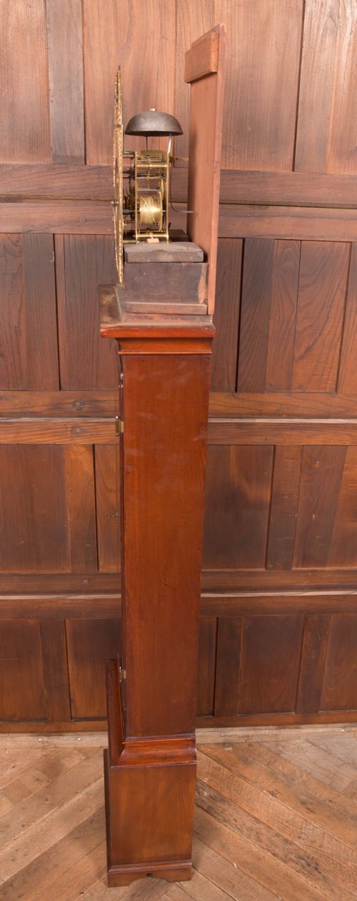 GEORGIAN MAHOGANY GRANDFATHER CLOCK - ADDITIONAL PHOTO 9